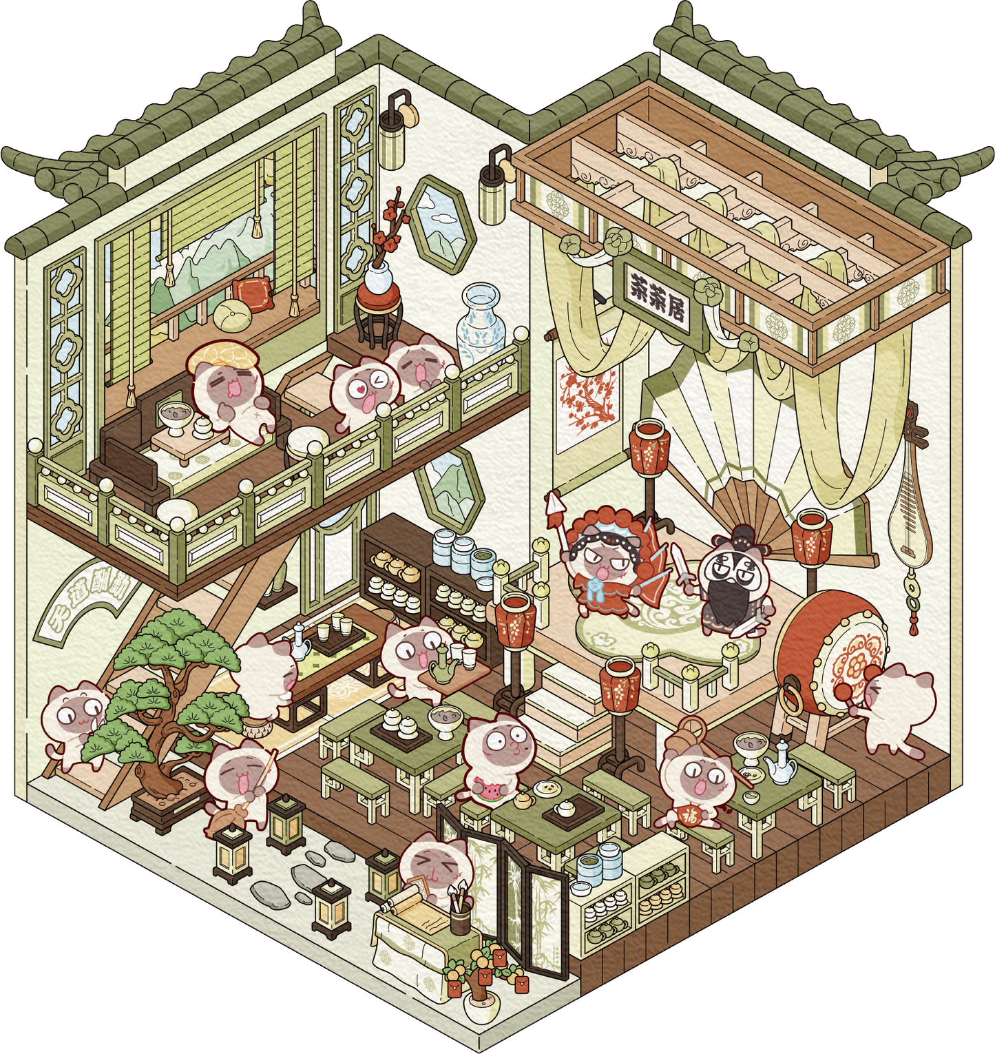 3D Miniature Sticker Sets