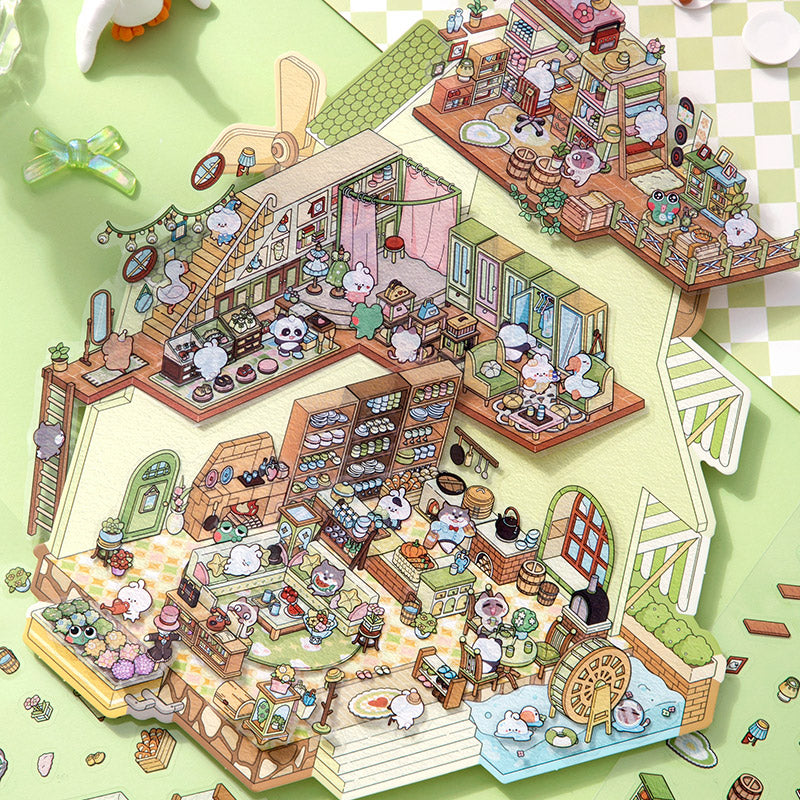 3D Miniature Sticker Sets