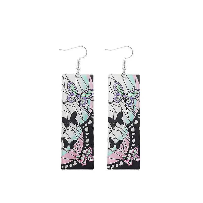 Demon Slayer Hanafuda Earrings