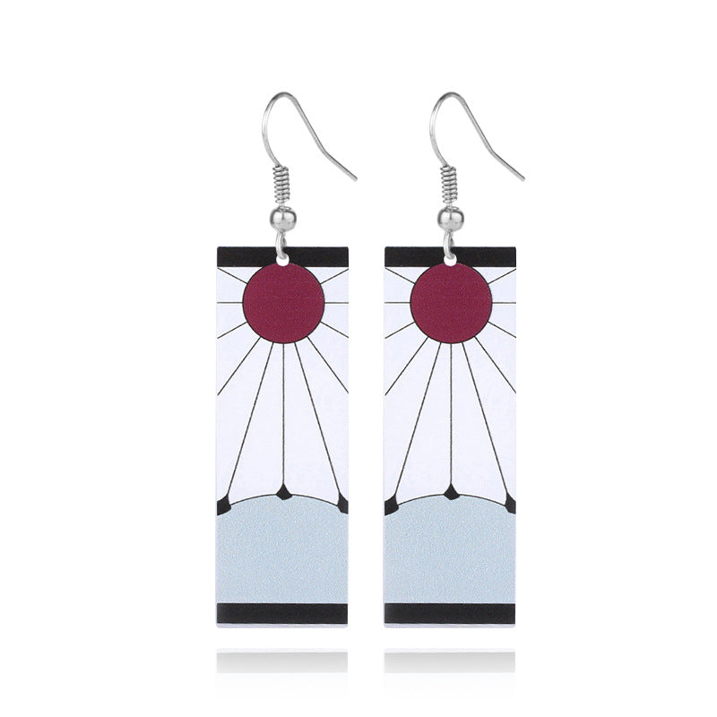 Demon Slayer Hanafuda Earrings