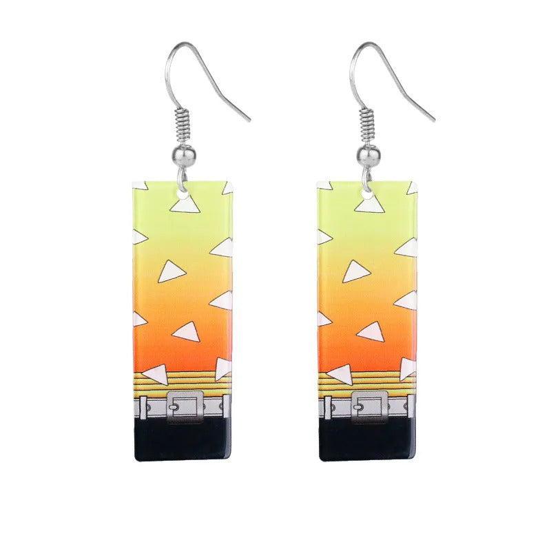 Demon Slayer Hanafuda Earrings
