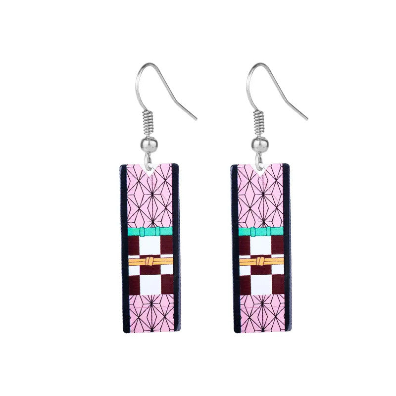 Demon Slayer Hanafuda Earrings