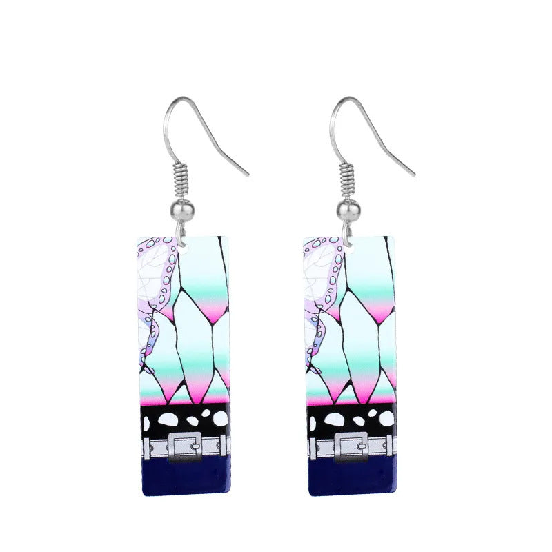 Demon Slayer Hanafuda Earrings