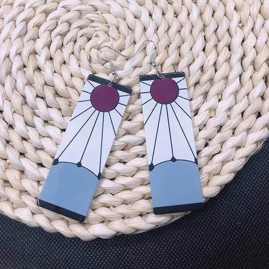 Demon Slayer Hanafuda Earrings