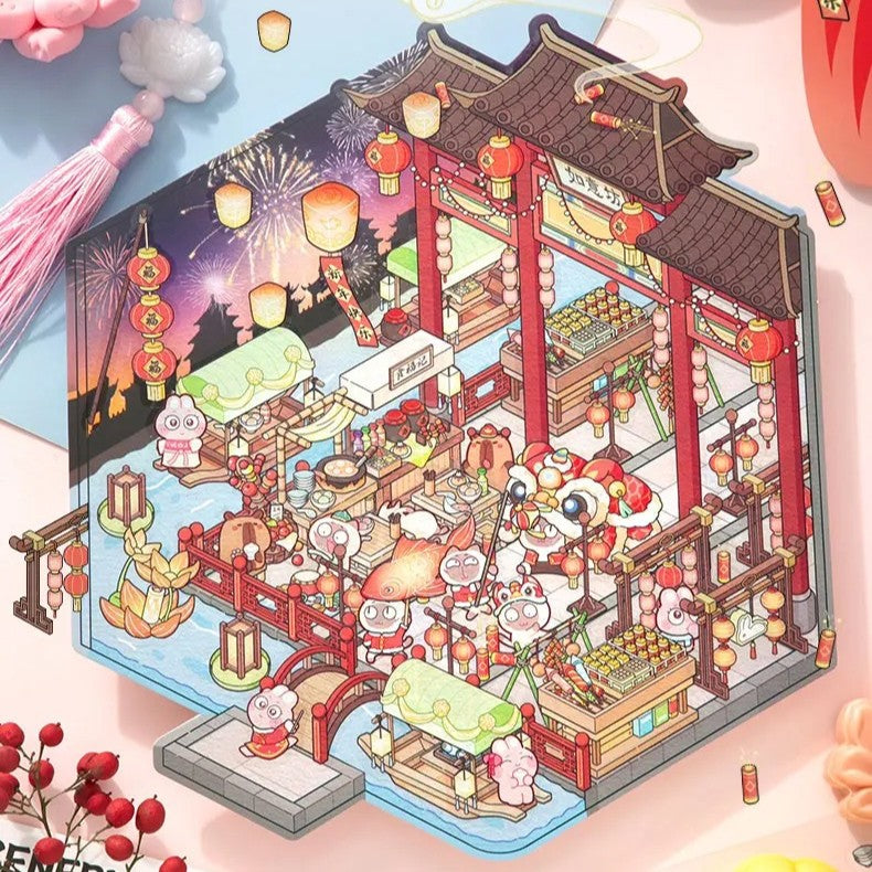 3D Miniature Sticker Sets