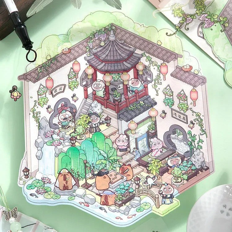 3D Miniature Sticker Sets