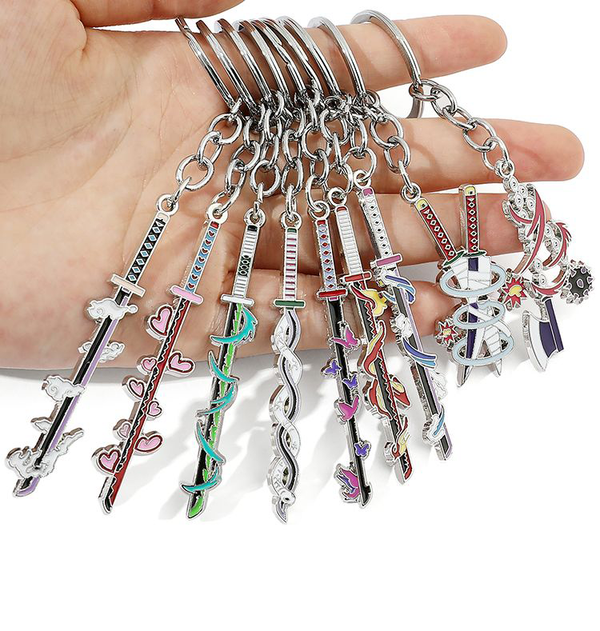 Demon Slayer Katana Keychains